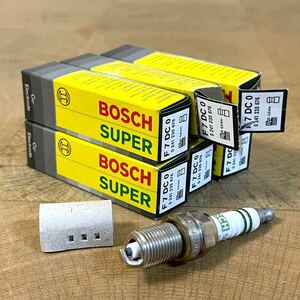 ヨ: 新品保管品 BOSCH/ボッシュ スパークプラグ 6本セット BOSCH SUPER Cu-Electrode F7DC0 品番:0241235676