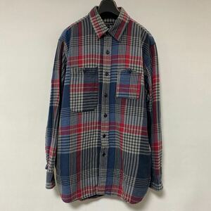 美品 Engineered Garments work shirt S flannel cotton エンジニアード ガーメンツ ワークシャツ フランネル コットン