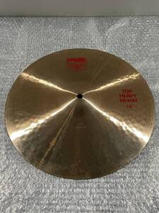 PAISTE/パイステ/2002/HEAVY Hi-Hat/TOP/トップ/ハイハットシンバル/14インチ/ドラム/01084920/1219l