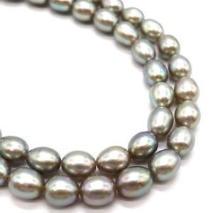 1円〜!!《本真珠ネックレス》N 約24.4g 約42.5cm pearl necklace jewelry パール ジュエリー DA0/DA5.M178