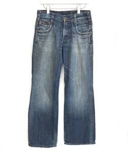 ★ SILVER JEANS デニム GAVIN W30 メンズ シルバージーンズ ダメージ ストレート 少しワイド ボトムス ジーンズ 色がキレイ D440