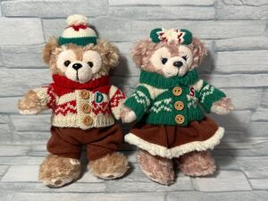 TDR 東京ディズニーリゾート ダッフィー シェリーメイ ぬいぐるみバッジ Very Merry Christmas ベリーメリークリスマス 2015 クリスマス 冬