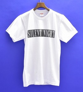 Supreme （シュプリーム）Silent Night Tee 限定 サイレントナイト プリント クルーネック Tシャツ 半袖T-SHIRT limited WHITE S 米国製