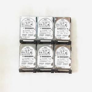 K6041264 HGST 300GB SAS 10K 2.5インチ NECマウンタ HDD 6点【中古動作品】