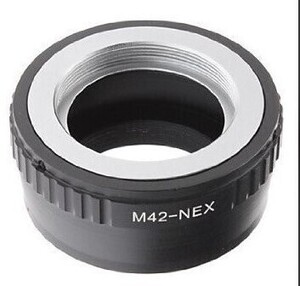 ★新品未使用品★PENTAX ペンタックス M42 マウントレンズ ⇒SONY ソニーNEX マウントアダプター M42-NEX★