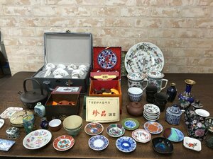 ☆中古品☆　中国　茶器　まとめ売り　紫砂　七宝焼　紛彩　等