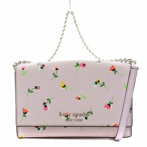 ケイトスペード KATE SPADE Cameron Floral Ditsy Convertible Crossbody ショルダーバッグ 花柄 レザー 紫 WKRU6436 ■OF