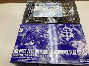 プラモデル バンダイ 1/144 高機動型ザク 地上用(ウォルド機) HG 「機動戦士ガンダム ククルス・ドアンの島」 プレバン限定