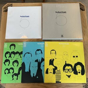 非売品LP 73年 CBS/SONY 5周年記念レコード 【THE MUSIC PEOPLE 】メモリアル アルバム オムニバス / 和田誠 /3LP