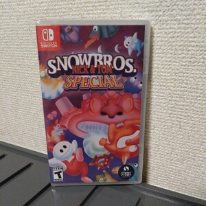 新品未開封　超美品　海外版　スノーブラザーズ　snow Bros スペシャル　switch スイッチ