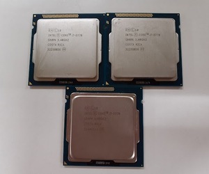 L0534-16　CPU3個セット　INTEL CORE i7-3770 SR0PK 3.40GHZ