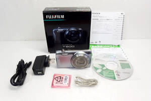 ■FUJIFILM FINEPIX T500 シルバー 1600万画素 元箱＆付美品完備