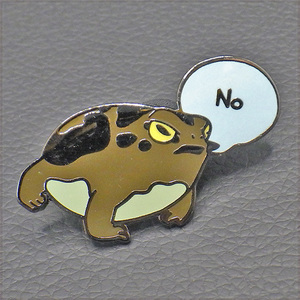 [BROOCH] Lapel Pin No Frog きなこまぶしわらびもちがえる アメフクラガエル スーツ 襟 PINS 【送料無料】