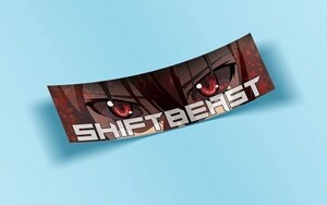 ★即納★SHIFTBEAST アカメ アカメが斬る Boxステッカー v2 デカール シフトビースト JDM USDM 痛車 アニメ スタンス