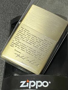 zippo ゴールド サイン 前面刻印 特殊加工 希少モデル ヴィンテージ 2000年製 シルバーインナー 2000年製