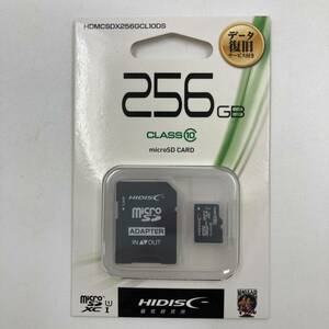 ［新品未使用］HIDISC MicroSDカード 256GB CLASS10