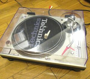 Technics SL-1200 MK3Dターンテーブル/Ortofonカートリッジ・ダストカバー・スリップマット・７インチアダプター付/完動品/B-12479