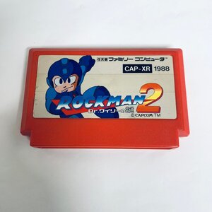 1円出品 FC ファミコンソフト ロックマン２　Ｄｒ．ワイリーの謎 ソフトのみ 起動確認済