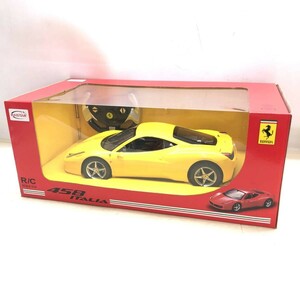 ♪未使用品 RASTAR ラスター Ferrari フェラーリ 458 ITALIA R/C 1/14 ラジコン トイラジコン ホビー 玩具♪QC24463