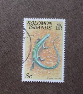 SOLOMON ISLANDS　　SCカタログ＃401　　8c　　使用済　　中古品