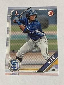 ESTEURY RUIZ 2019 BOWMAN PAPER RC ATHLETICS 即決