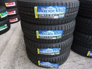 【J797】数量限定特価品！！　　ダンロップ　WM０３　175/65R15　4本　