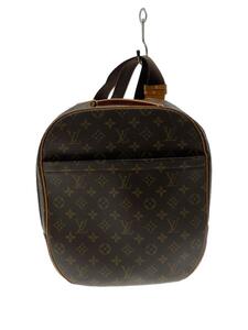 LOUIS VUITTON◆パックオールサックアド_モノグラム・キャンバス_BRW/PVC/BRW/総柄