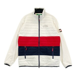 TOMMY HILFIGER GOLF トミー ヒルフィガーゴルフ 中綿 ジップジャケット ホワイト系 XL [240101243956] ゴルフウェア メンズ