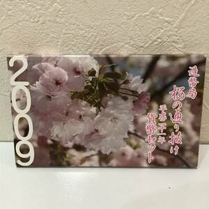 22K033-1 T 桜の通り抜け 平成二十一年 貨幣セット 平野撫子 2009年 造幣局 