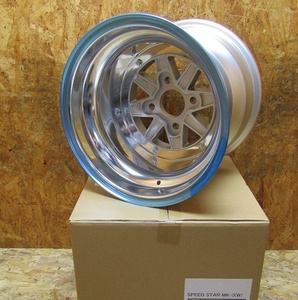 ★SSR・MK-Ⅲ・マーク3・シルバー　★15×10.0J(-13）　C　4穴114.3ピッチ　★新品・2本セット　★旧車・スピードスター・深リム・