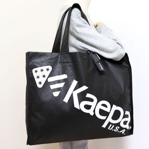 ★ケイパ Kaepa 新品 不織布バッグ トートバッグ ショッパーバッグ BAG バッグ かばん 黒 ブラック [KAEPABAG] 一 六★QWER