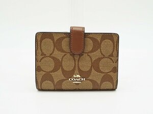 ◇【COACH コーチ】シグネチャー 2つ折り財布 23553