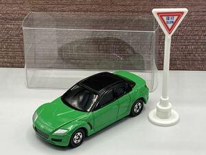 即決有★トミカ 標識セット MAZDA マツダ RX-8 グリーン 緑★ミニカー