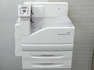 印刷枚数18721枚 NEC Color MultiWriter 9600C A3カラーレーザープリンタ PR-L9600C トレイモジュール（増設カセット）PR-L9950C-02付