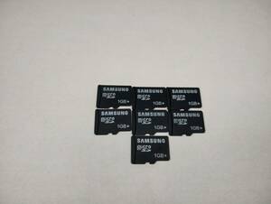 7枚セット　1GB　SAMSUNG　microSDカード　フォーマット済み　メモリーカード