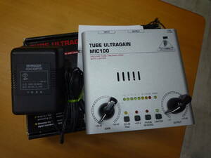 BEHRINGER MIC100 TUBE ULTRAGAIN マイクプリアンプ 中古品