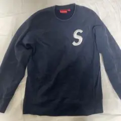 Supreme FW16 S Logo Crewneck ネイビー Mサイズ