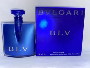 残量多　ブルガリ　ＢＶＬＧＡＲＩ　ブルー　オードパルファム　ナチュラルスプレー　４０ｍｌ