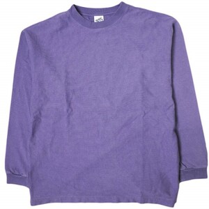 BEAUTY＆YOUTH UNITED ARROWS ビューティーアンドユース 10oz ヘビーワイドクルーネックカットソー 1212-199-8562 XL PURPLE 長袖 Tシャツ