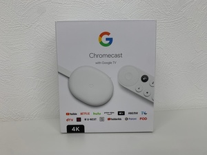 【未使用】Google chromecast クロームキャスト 4K GIY46120