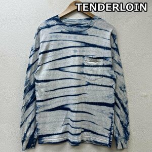 テンダーロイン 14AW T-TEE TIE DYE LONG タイダイ染め ポケット ロンT 615 Tシャツ Tシャツ M 青 / ブルー