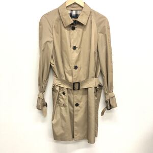 【BURBERRY LONDON】バーバリーロンドン★トレンチコート ステンカラー 裏地ノバチェック A1A77-192-42 サイズM 12