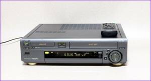 SONY Hi8/VHS Wデッキ 【 WV-H4 】 専用リモコンCD版説保証付完動品