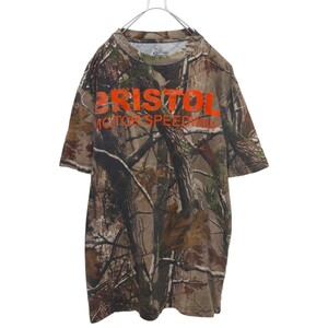 【REALTREE】プリントデザイン リアルツリーカモ Tシャツ S-544