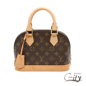 【SALE限定価格】LOUIS VUITTON【ルイ・ヴィトン】 アルマ BB ブラウン/GD金具 モノグラム PVCコーティングキャンバス M46990 【USED】