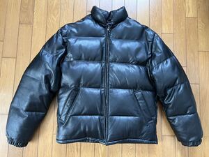 良品 Schott ショット 214D レザーダウンジャケット 40 大きめサイズ