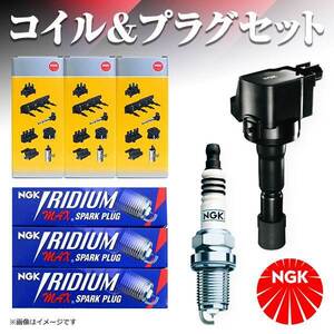 BKR6EIX-11P U5384 バモス HM3 HM4 スパークプラグ ＆ イグニッションコイル セット6 NGK ホンダ イリジウムMAXプラグ 交換 補修 プラグ