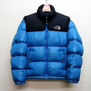 THE NORTH FACE ノースフェイス ヌプシ ダウンジャケット 700FP メンズ Mサイズ 正規品 ブルー D8353