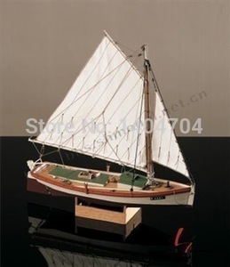 古代 アメリカ 1/35スケール 船 帆船 ヨット 木製 模型 モデルキット プラモデル キット 組み立て式