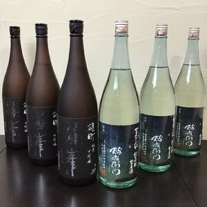 【同梱不可】未開栓 日本酒 1800ml 6本セット 篠嶺 雄町 純米大吟醸/酉与右衛門 夏ぎんが 純米吟醸 A240618-5-A